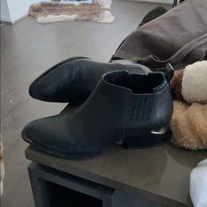 Alexander Wang Kori ankle boots black silver plate